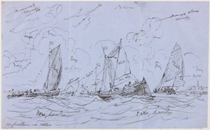 Compositorische Studie voor een Zeegezicht